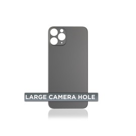 Tapa Trasera para iPhone 11 Pro (Orificio de Camara Grande) (Gris Espacial)