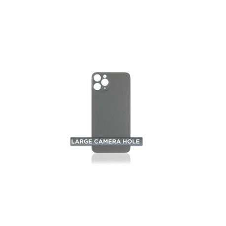 Tapa Trasera para iPhone 11 Pro (Orificio de Camara Grande) (Verde)