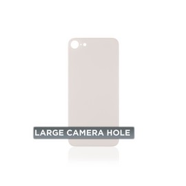 Tapa Trasera para iPhone 8 (Orificio de Camara Grande) (Dorado)