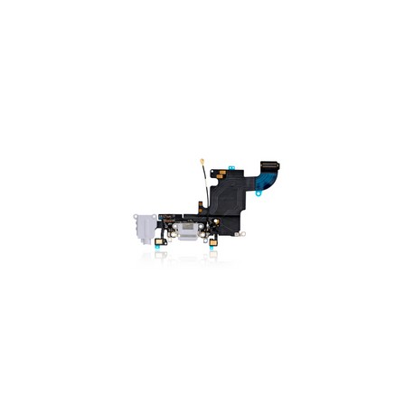 Centro De Carga Para iPhone 6S (Calidad Aftermarket) (Plateado)