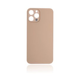 Tapa Trasera para iPhone 12 Pro Max (Orificio de Camara Grande) (Dorado)