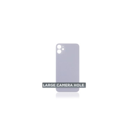Tapa Trasera para iPhone 11 (Orificio de Camara Grande) (Purpura)