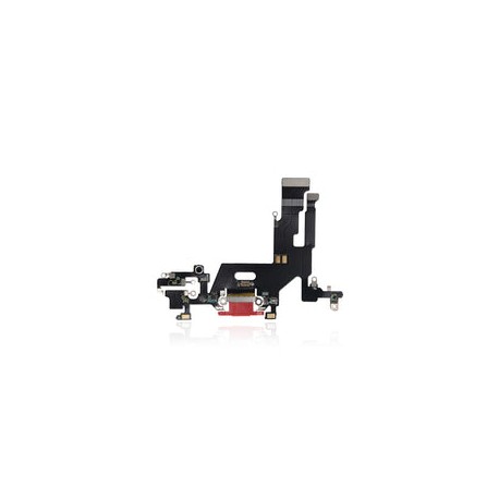 Centro De Carga Para iPhone 11 (Calidad AM Plus) (Rojo)