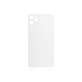 Tapa Trasera para iPhone 11 Pro Max (Orificio de Camara Grande) (Plateado)