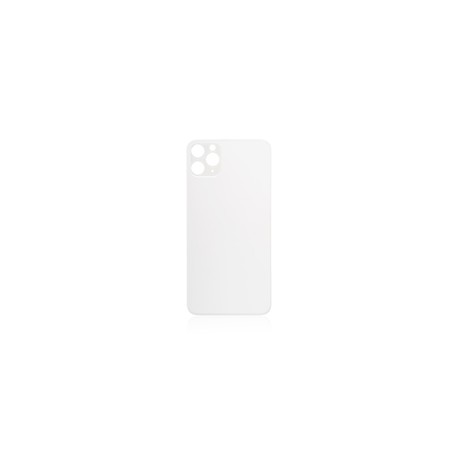 Tapa Trasera para iPhone 11 Pro Max (Orificio de Camara Grande) (Plateado)