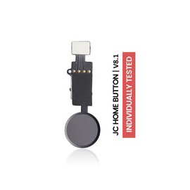 Flexible de Botón de Inicio Para iPhone 7 / 8 / 7 Plus / 8 Plus / SE (2020 / 2022) (Negro Jet / Mate) (JC / Version 8.1) (Funci