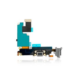 Centro De Carga Para iPhone 6 Plus (Calidad Aftermarket) (Gris Espacial)