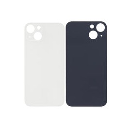 Tapa Trasera para iPhone 13 (Orificio de Camara Grande) (Blanco)