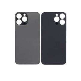 Tapa Trasera para iPhone 13 Pro Max (Orificio de Camara Grande) (Grafito)