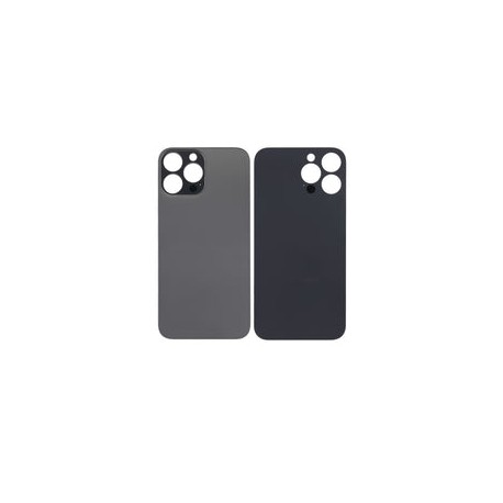 Tapa Trasera para iPhone 13 Pro Max (Orificio de Camara Grande) (Grafito)